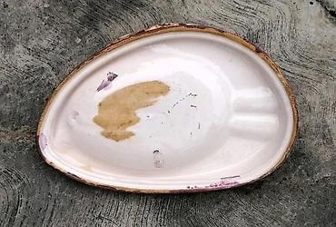 Figure: Vtg figuralna pepeljara oblik pantera Mid-Century style rare. Unikatna — 7