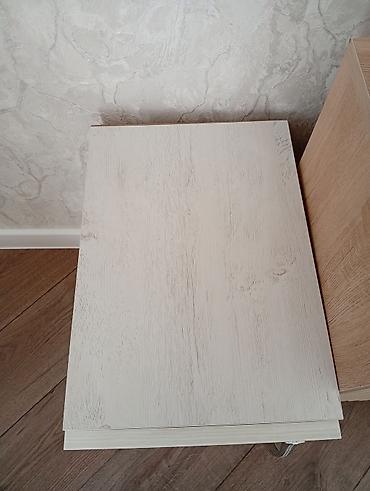 Digər dolablar: Ağ rəngli kompakt dolab - Material: laminat/LDSP, ağ-ağac teksturalı — 3