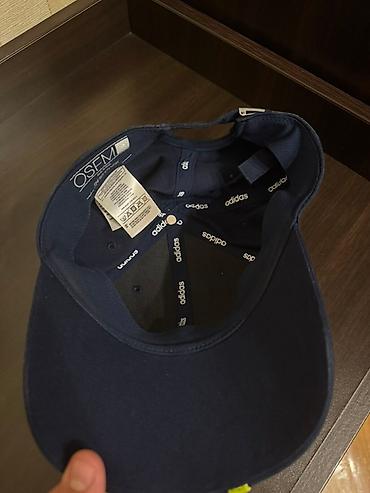kepka: Kepka, Adidas, Yeni, rəng - Göy, One size — 2