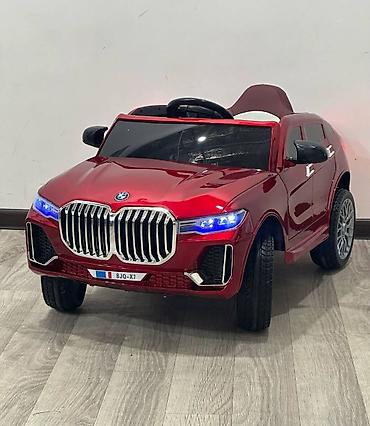 Uşaq üçün elektrik maşınları: BMW X7 Style YENİ qara lak – BMW X7 üslubunda 4 motorlu uşaq — 7