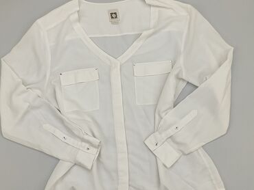 białe bluzki z koronkowymi rękawami: Блуза жіноча, L, стан - Задовільний
