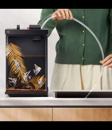 Рыбы: Умный аквариум "Xiaomi" Mijia Desktop Smart Fish Tank 10L