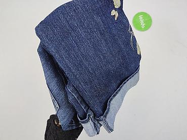 flared jeans white: Spodnie 3/4 damskie, rozmiar M — 4