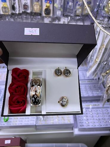 Наборы украшений: 🔥🔥🔥Бижутерия🔥🔥🔥 Элегантный ювелирный набор Pandora с розовыми камнями — 50