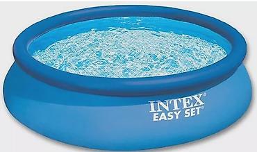 Спорт и отдых: Elektron Nasos Hediyye. Intex 3.05 × 0.76 m şişmə hovuz 🌊 Yay — 2