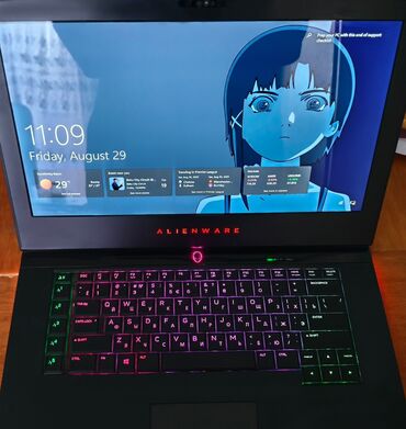 Alienware markalı, yüksək performanslı oyun noutbuku. Bu model