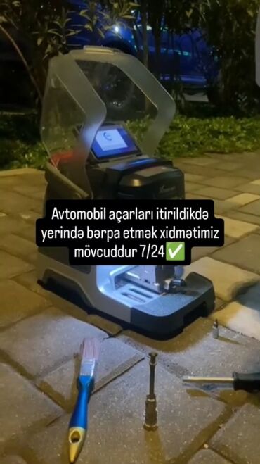 primicka xidmeti: İtmiş açarların bərpası, bağlı qalmış qapıların açılması, lazer