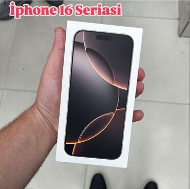 iphone 5 купить: IPhone 16 Pro Max, 256 GB, Qara, Zəmanət, Kredit, Simsiz şarj