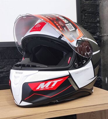 Moto dəbilqələr: MT Helmets Targo PODIUM B0 BLANCO Pearl. Ölçülər - S; M; L; XL; XXL