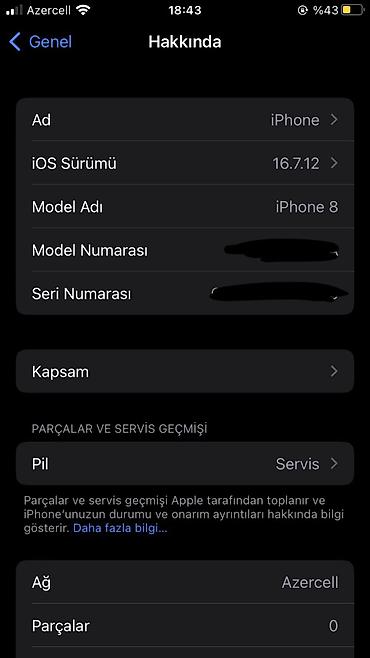 Apple iPhone: IPhone 8, 64 GB, Qırmızı, Barmaq izi -da lalafo.az — 12 Apple iPhone: IPhone 8, 64 GB, Qırmızı, Barmaq izi — 12