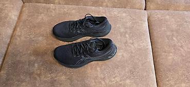 black: Мужские кроссовки, 42, Asics, Б/у, цвет - Черный, Самовывоз, Платная доставка — 1
