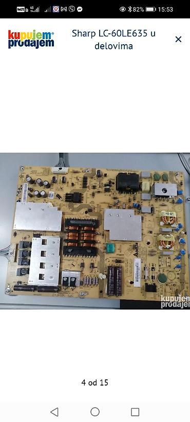 Aksesoari za TV i video: Sharp LC-60LE635 – delovi i module Dostupni originalni delovi sa — 5