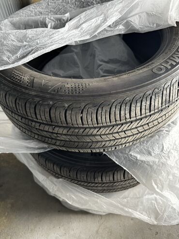 Шины: Шины 215 / 55 / R 18, Лето, Б/у, Комплект, Легковые, Корея, Kumho