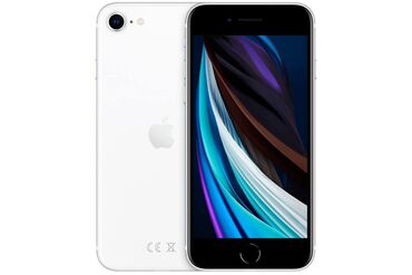 бу мобильные телефоны: IPhone SE 2020, Колдонулган, 64 ГБ, Ак, 77 %