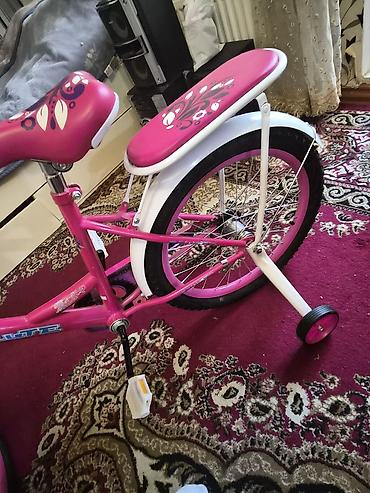 zigzag velosiped: Uşaq velosipedi – SALUTE markası, çəhrayı rəng. Heç işlenmiyib tep — 4