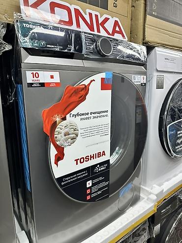 Бытовая техника: Стиральная машина автомат, Новый, Toshiba, До 9 кг, Фронтальная, Рассрочка — 2