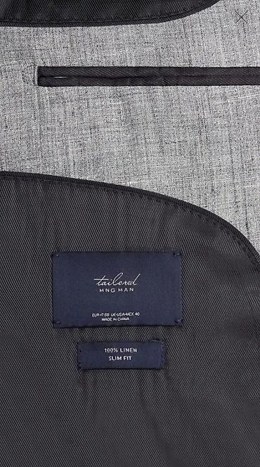 костюм лен: Костюмный пиджак slim fit изо льна Линия Tailored. Slim fit. 100% — 10