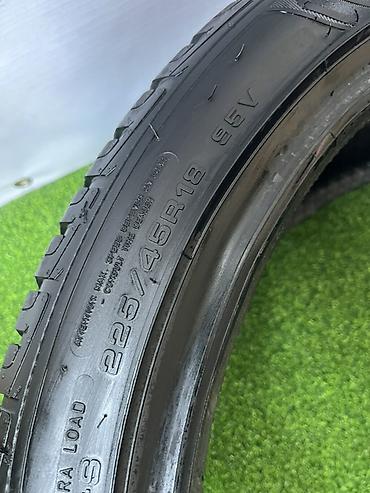 чёрные зимние: Шины 225 / 45 / R 18, Зима, Б/у, Пара, Легковые, Германия, GoodYear — 5