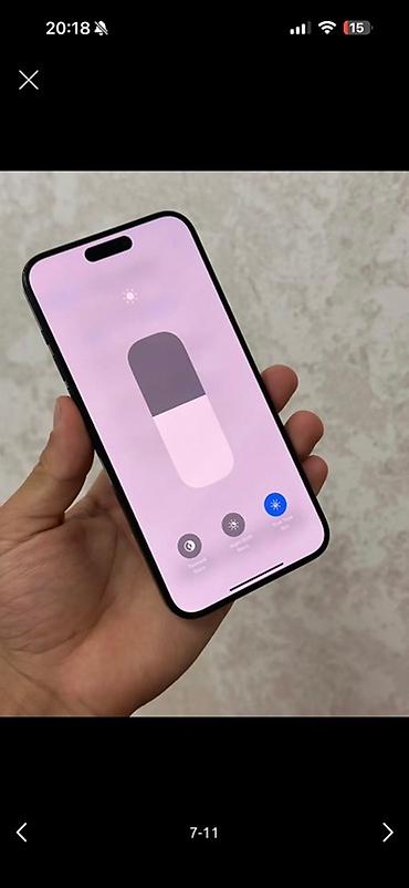 Apple iPhone: IPhone 15 Pro Max, Б/у, 256 ГБ, Blue Titanium, Зарядное устройство, Чехол, Кабель, 84 % — 7