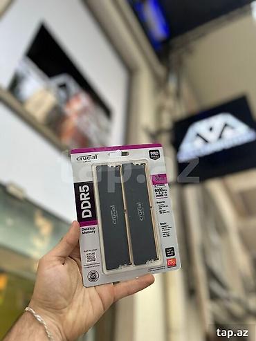 Operativ Yaddas "RAM" Crucial Pro DDR5 RAM 32GB Kit (2x16GB) 6000MHz