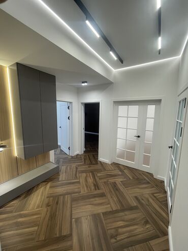 жумуш курулуш: 3 комнаты, 109 м², Элитка, 8 этаж, Дизайнерский ремонт