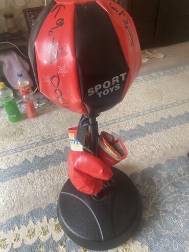 дом полотка: Детский боксерский набор Sport Toys. - Напольная груша на стойке с
