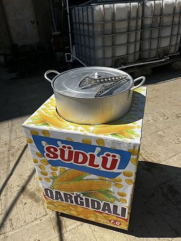 Butkalar, köşklar: Südlü Qarğıdalı bişirmək üçün mobil köşk və elektrikli qazan seti — 1