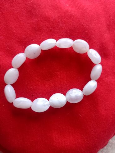 torba bela: Thread bracelet, Handmade, Material: Pearl