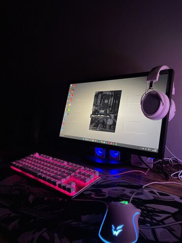 микрофоны игровые: Монитор, Asus, Жаңы, LED, 24" - 25"