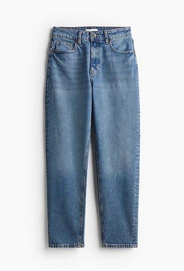 порофин: Джинсы, Мом, H&M, Высокая талия, L — 3