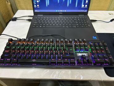 sto za laptop: Klaviatura 40 azn Jedel Gaming Mechanic Keyboard Demək olar ki, çox