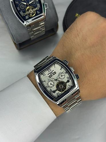 3d saat: Patek Philippe tərzində klassik tonneo formalı kişi saatı — 4