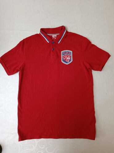 чёрная футболка: Футболка M (EU 38), L (EU 40), цвет - Красный