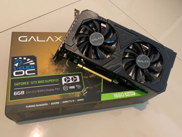 видеокарта gtx 1660: Видео карта, Колдонулган, Galax, GeForce GTX, 6 ГБ, ПК үчүн