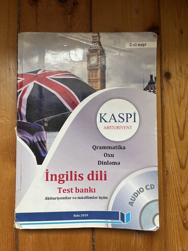 ingilis dili oyrenmek ucun kitaplar pdf: Universitetə hazırlaşanlar üçün ingilis dili test bankı