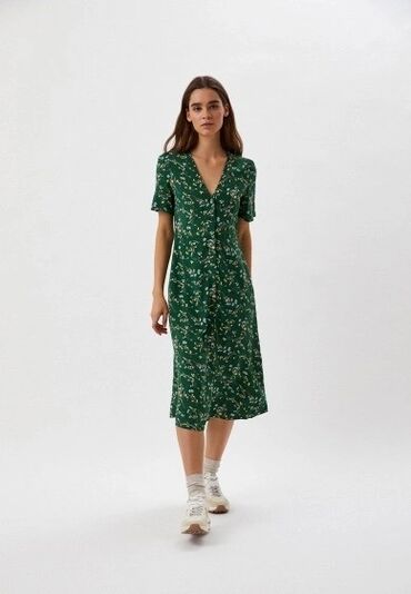 платье зеленое: Повседневное платье, Лето