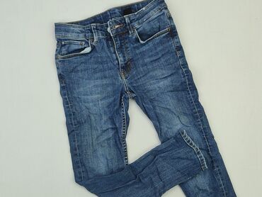 jeansy z wysokim stanem mom: Jeans, 10 years, 140, condition - Good