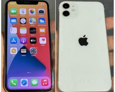 IPhone 11, 128 GB, Ağ, Barmaq izi, Face ID