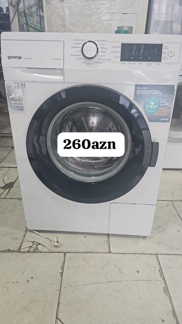 Paltaryuyan maşınlar: Paltaryuyan maşın Gorenje, 7 kq, Avtomat, Qurutmasız, Kredit yoxdur