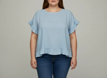 bluzki w serek plus size: Fashion, Жіноча блуза, розмір 4XL