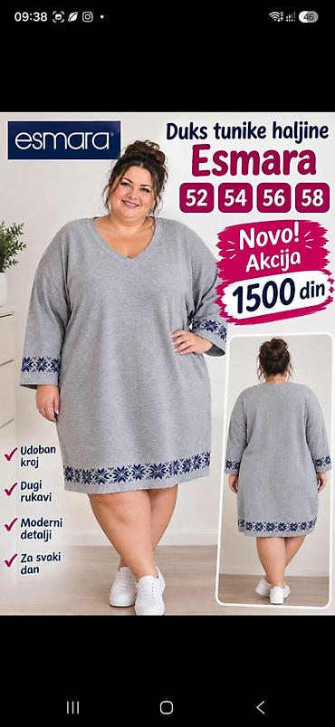bata torba: Farmerice Esmara 48 Novo produzen model pamuk,elastin,poliester — 7