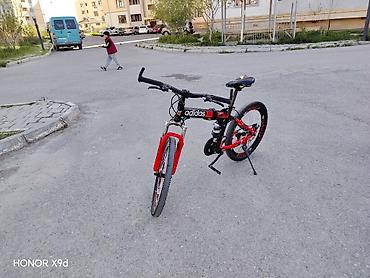 İdman velosipedləri: Qatlanan dağ velosipedi – Adidas Qırmızı qara rəng - Çərçivə — 3