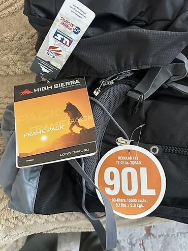 Туристические рюкзаки: Туристический рюкзак High Sierra Long Trail 90L (Frame Pack) — 9