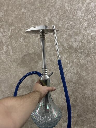 elektron qelyan filter: Metaldan hazırlanmış nargilə dəsti - Material: anodlaşdırılmış
