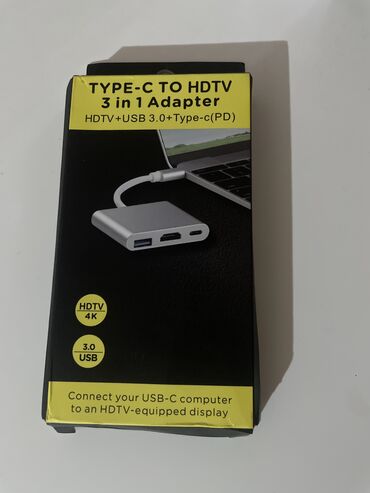 Kompüter, noutbuk və planşetlər: TYPE-C TO HDTV 3 in 1 Adapter TYPE-C to HDTV 3-in-1 Adapter (HDTV +