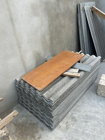 usda alətləri: Şifer dam örtüyü vərəqləri - Material: Dalğalı beton/şifer panellər - — 5