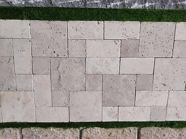 travertin fasad: Təbii daş dekorativ plitələr - Material: təbii travertin daş - Rəng — 2
