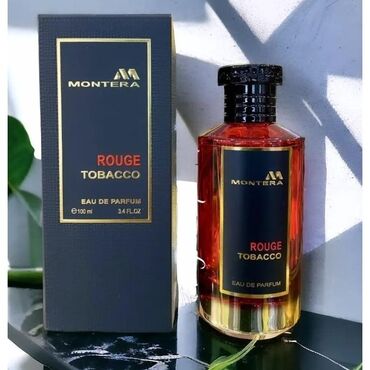 narkotik atir original: Montera Rouge Tobacco – Eau de Parfum - Həcm: 100 ml (3.4 fl.oz) -