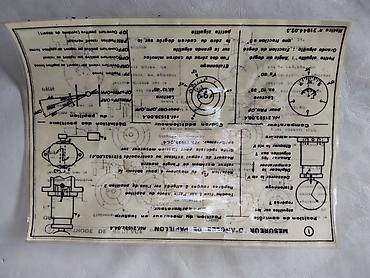 tx6 mini: Vintage alat za karburatore (RARITET) SOLEX Mesureur d'angle Na — 9