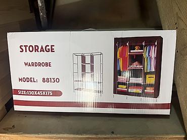 klassik tv stend: Portativ parça şkaf – Storage Wardrobe Model: 88130 Ölçü: 130 × 45 × — 4